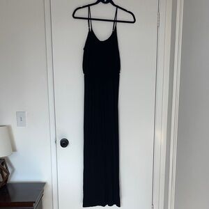 Lush Black Maxi Dress